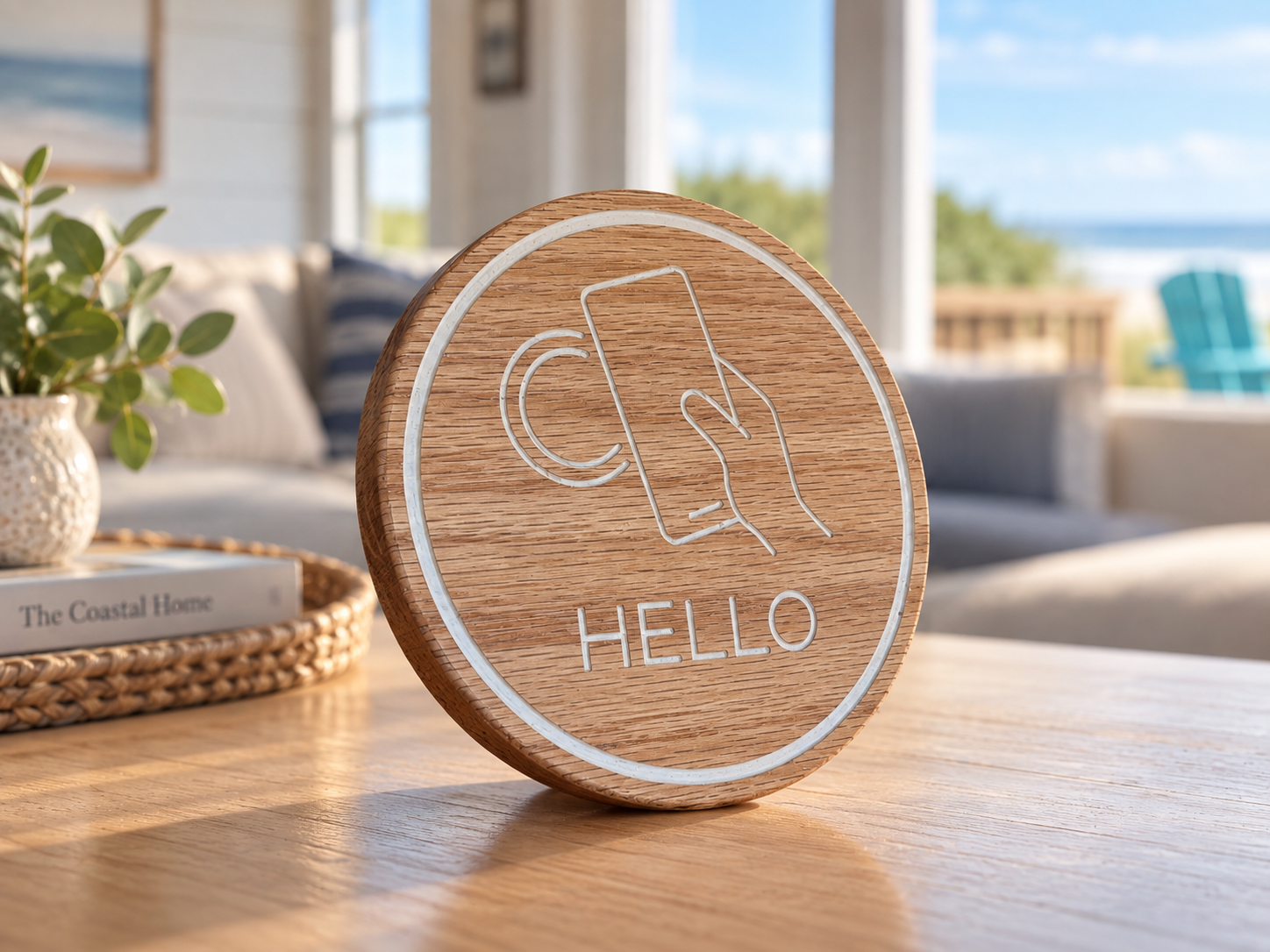 Beacon Hello in a coastal hospitality setting
